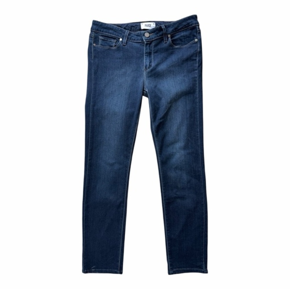 PAIGE Women's Dark Blue Skyline Skinny Jeans